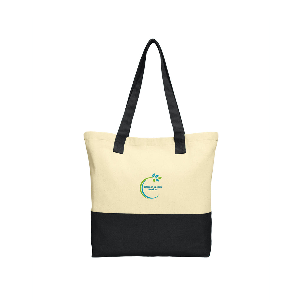 Lifespan Speech - Port Authority® Colorblock Cotton Tote