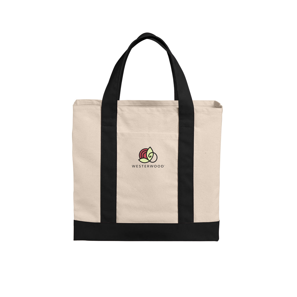 Westerwood - Port Authority® Cotton Canvas Two-Tone Tote