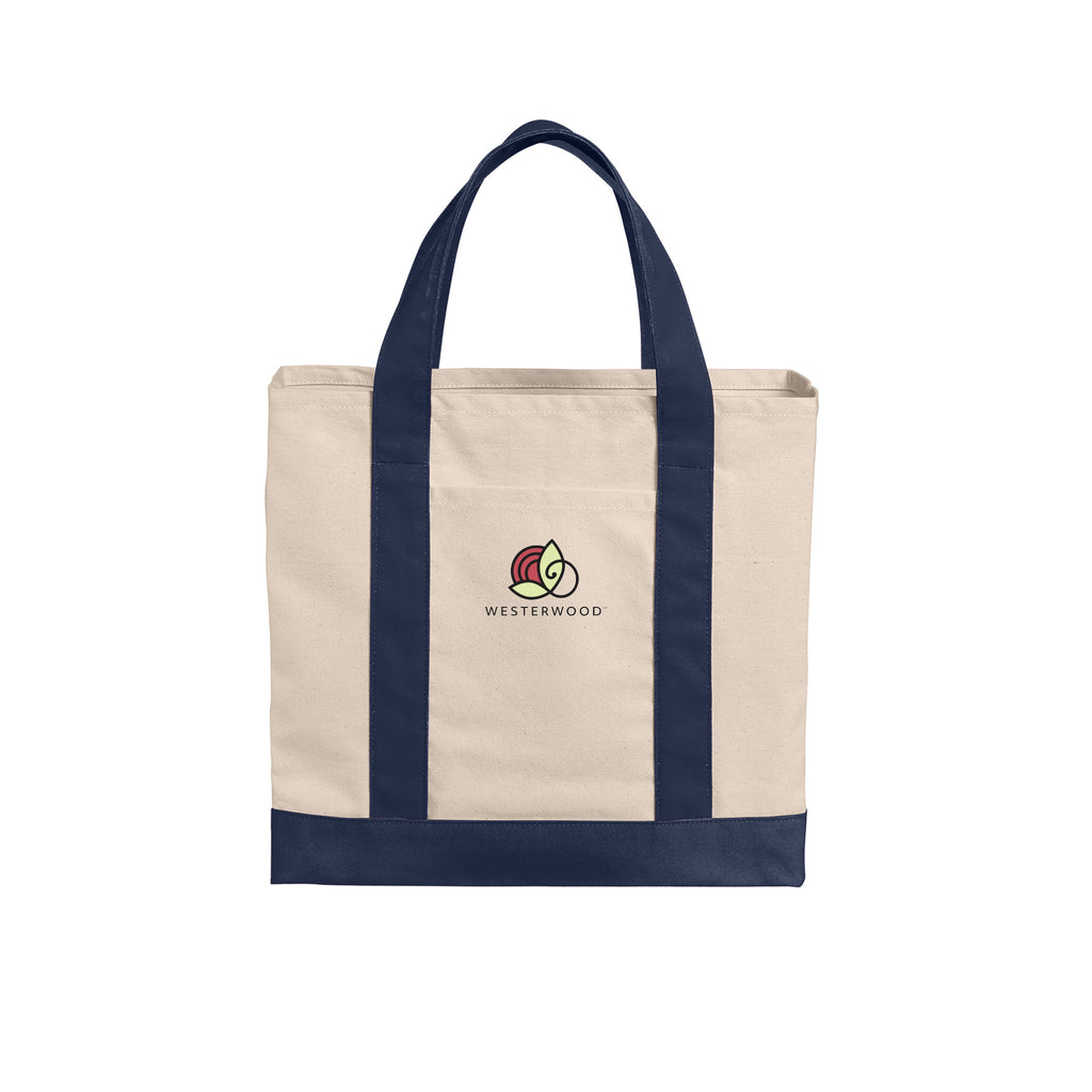 Westerwood - Port Authority® Cotton Canvas Two-Tone Tote