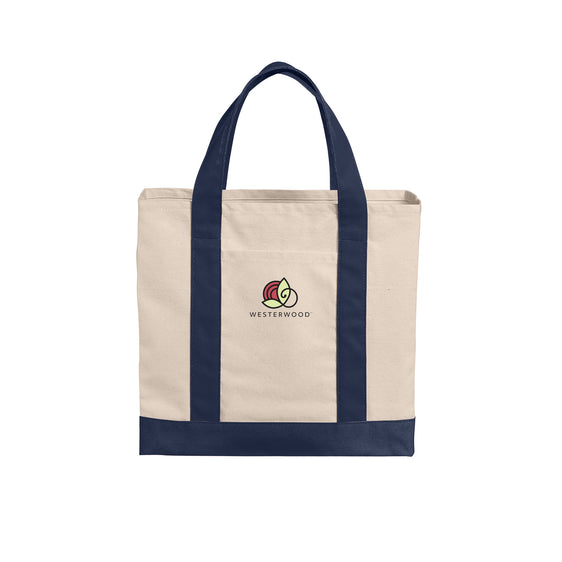 Westerwood - Port Authority® Cotton Canvas Two-Tone Tote