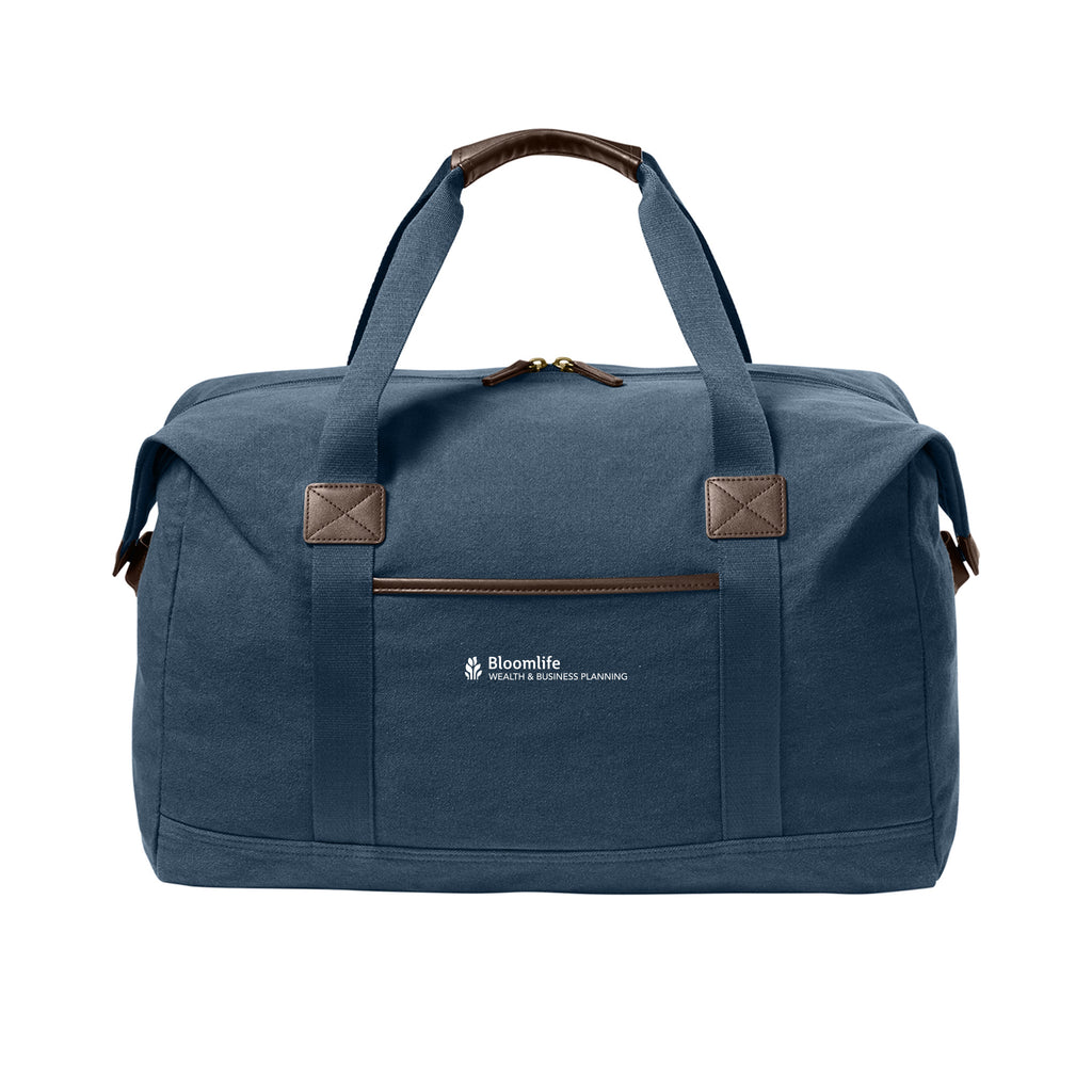 Bloom Life Wealth & Business Planning - Port Authority® Washed Canvas Duffel