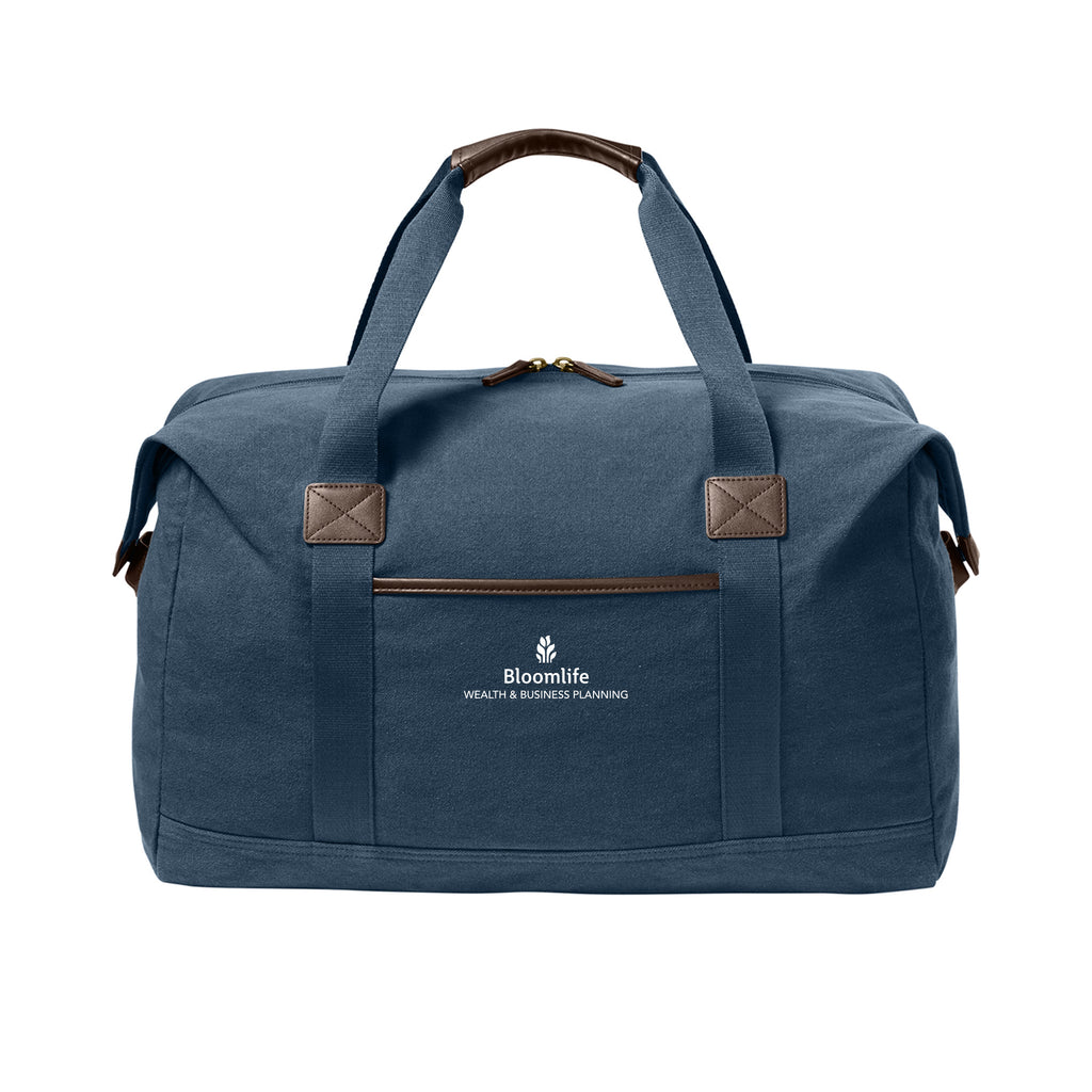 Bloom Life Wealth & Business Planning - Port Authority® Washed Canvas Duffel