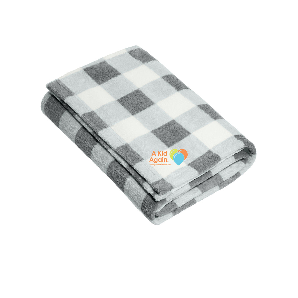 A Kid Again - Port Authority® Small Ultra Plush Blanket