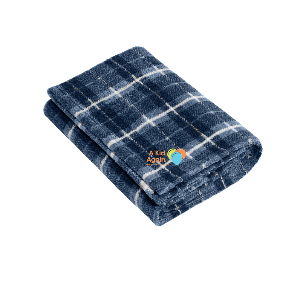 A Kid Again - Port Authority® Small Ultra Plush Blanket