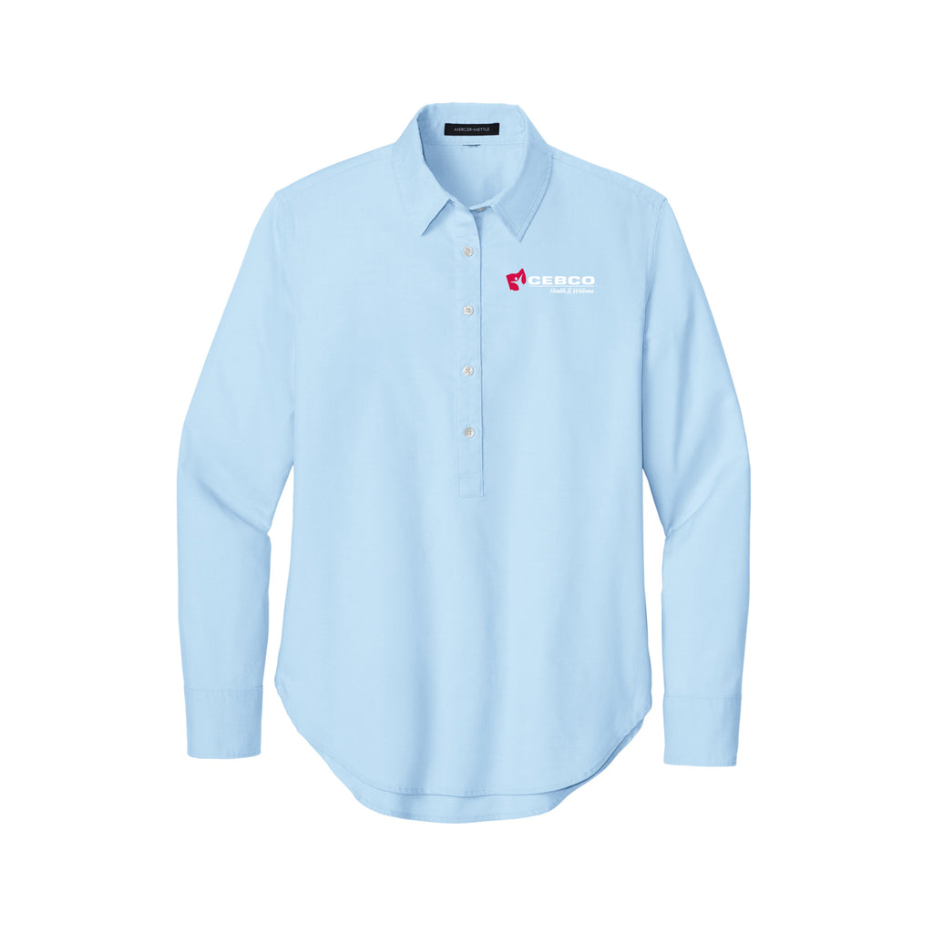 CEBCO - Mercer+Mettle® Women’s Long Sleeve Modern Oxford Shirt