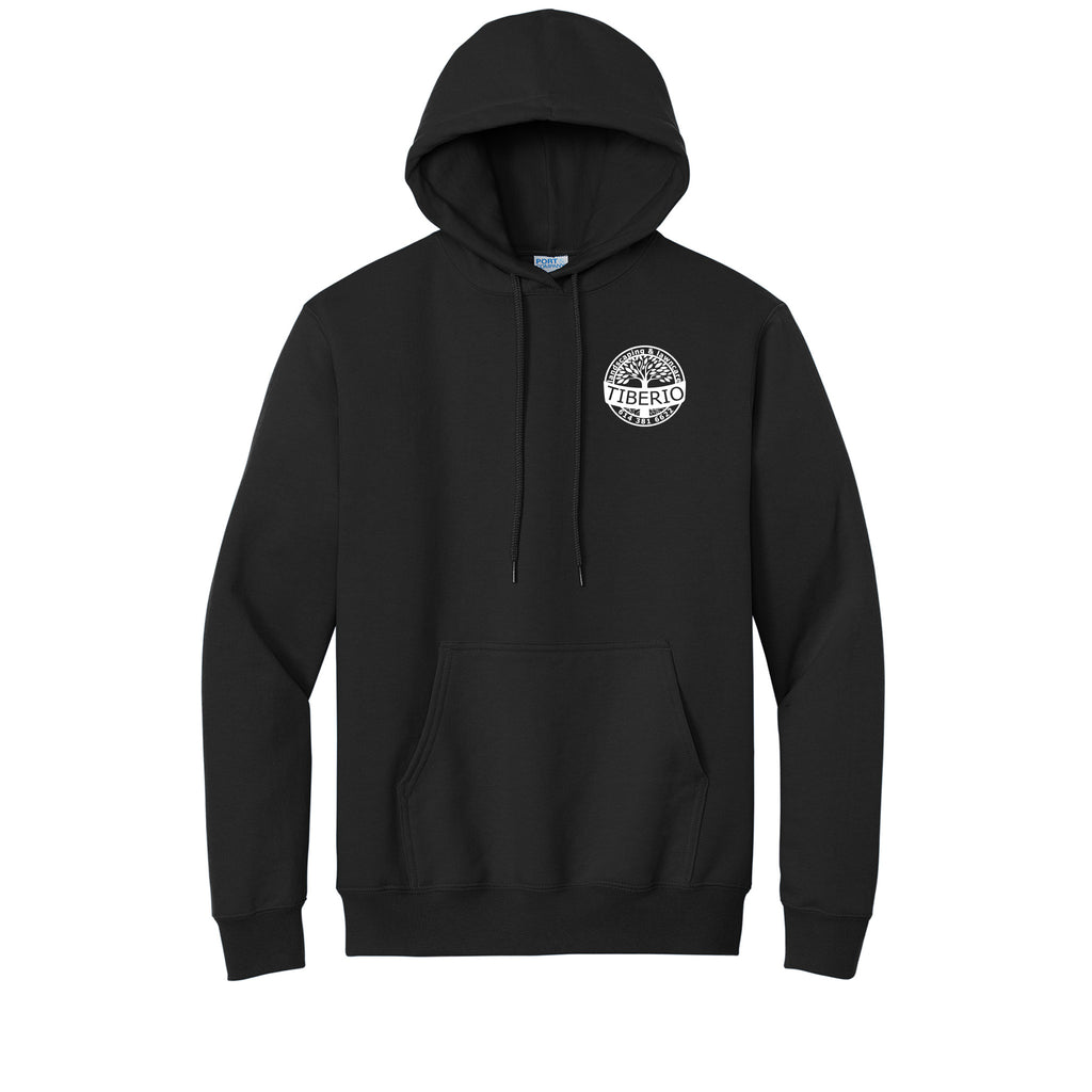 Tiberio Landscaping - Port & Company® Essential Fleece Pullover Hooded Sweatshirt
