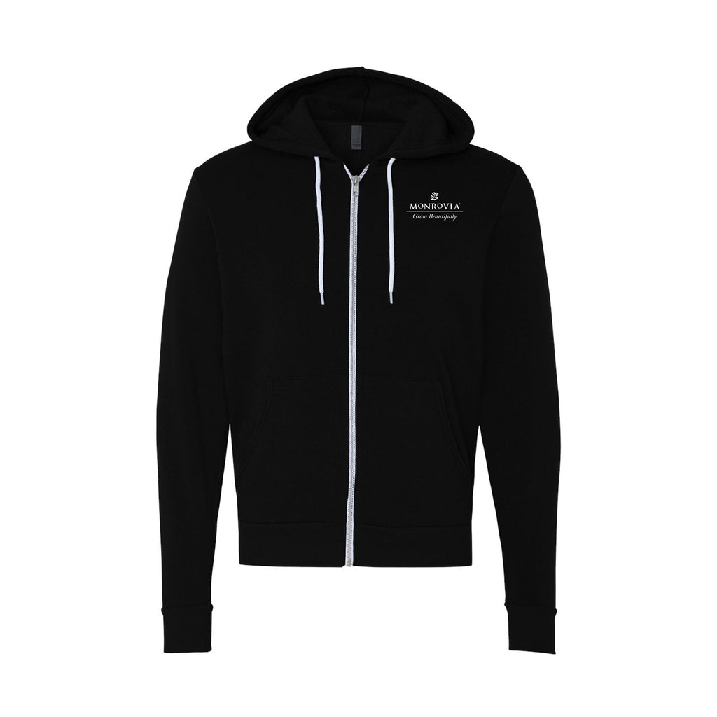 Monrovia - Unisex Sponge Fleece Full-Zip Hoodie Sweatshirt