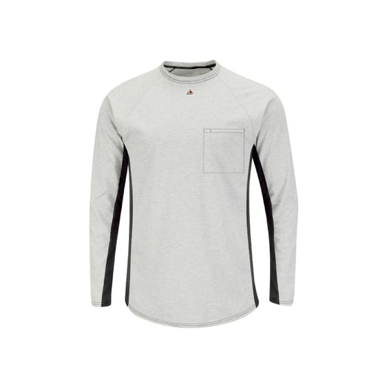 Basic Systems - MEN'S FR LONG SLEEVE BASE LAYER WITH CONCEALED CHEST POCKET