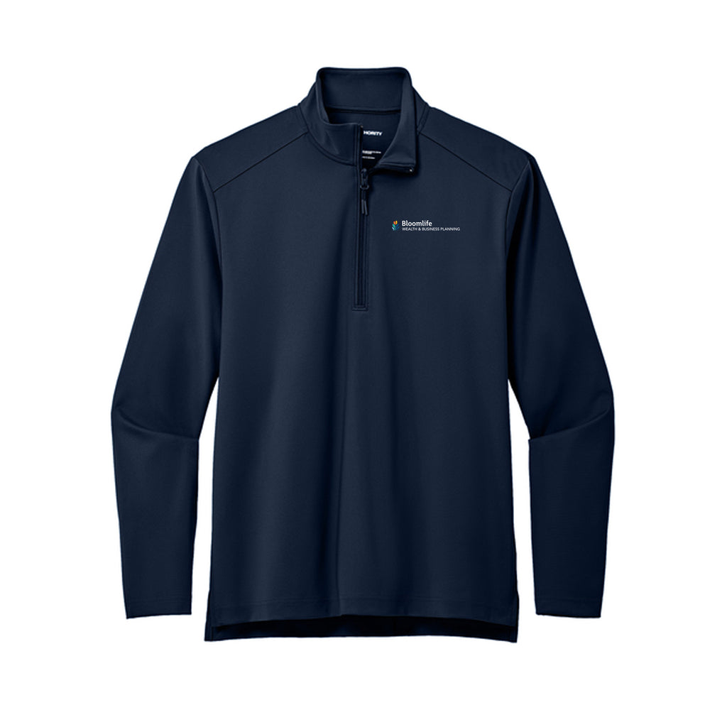 Bloom Life Wealth & Business - Port Authority® C-FREE® Double Knit 1/4-Zip