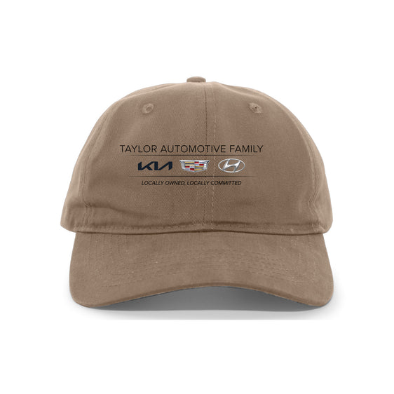 Taylor Family Automotive - BRUSHED COTTON TWILL HOOK-AND-LOOP ADJUSTABLE CAP
