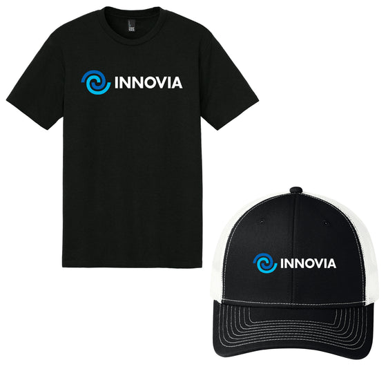 INNOVIA Holiday Shop - Port Authority® Snapback Trucker Cap & District® Perfect Tri® Tee