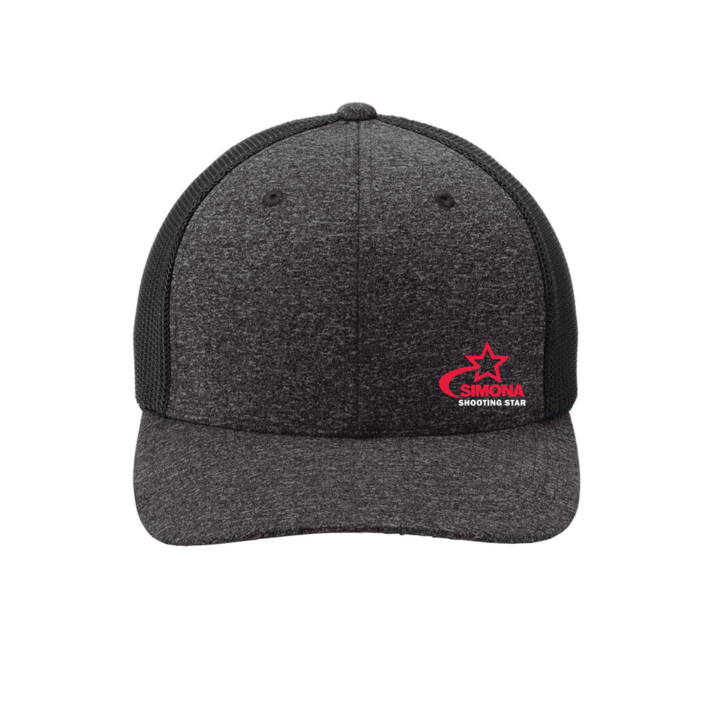 SIMONA PMC Stars - Port Authority® Flexfit® Melange Mesh Back Trucker Cap