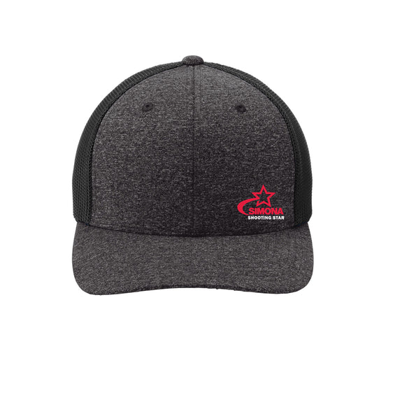 SIMONA PMC Stars - Port Authority® Flexfit® Melange Mesh Back Trucker Cap