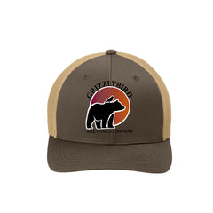 GrizzlyBird Brewing Company - Sun Logo - Port Authority® Flexfit® Mesh Back Cap