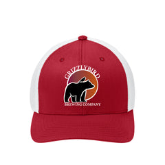 GrizzlyBird Brewing Company - Sun Logo - Port Authority® Flexfit® Mesh Back Cap