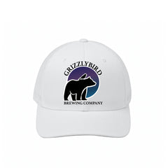 GrizzlyBird Brewing Company - Moon Logo - Port Authority® Flexfit® Mesh Back Cap