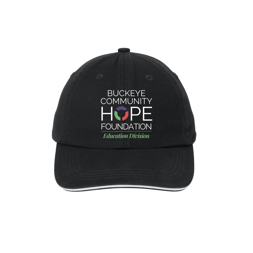 Buckeye Community Hope - Port Authority® Sandwich Bill Cap with Striped Closure
