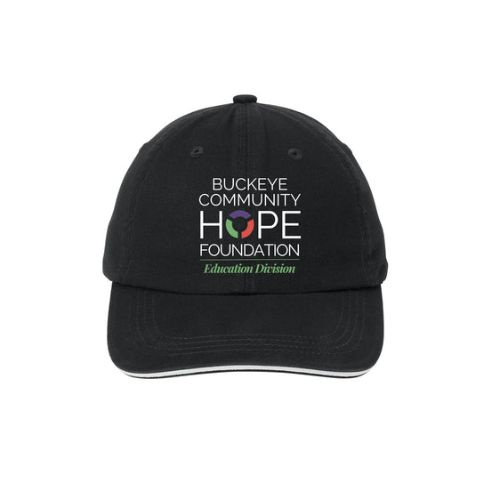 Buckeye Community Hope - Port Authority® Sandwich Bill Cap with Striped Closure
