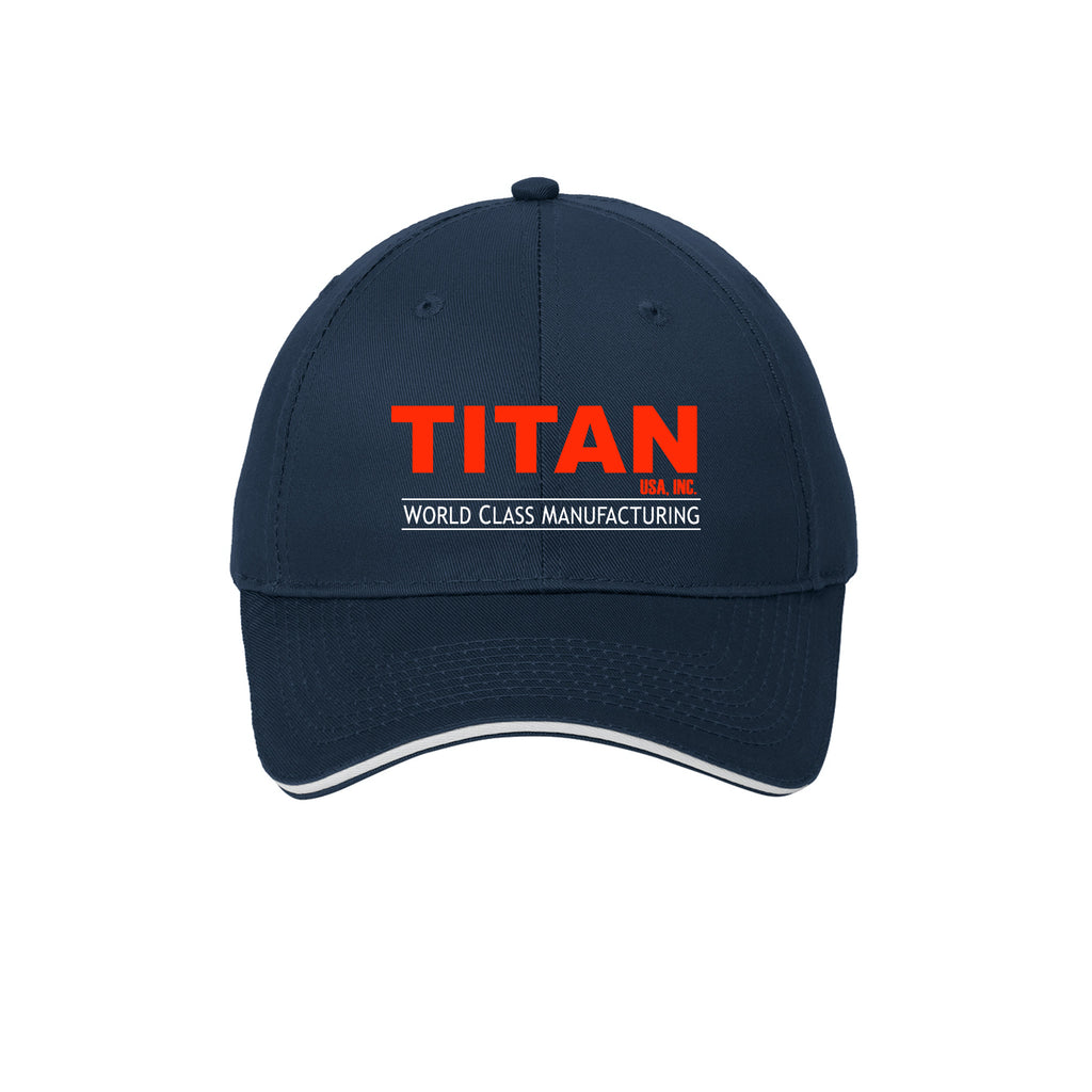 Titan USA - Port & Company® Unstructured Sandwich Bill Cap