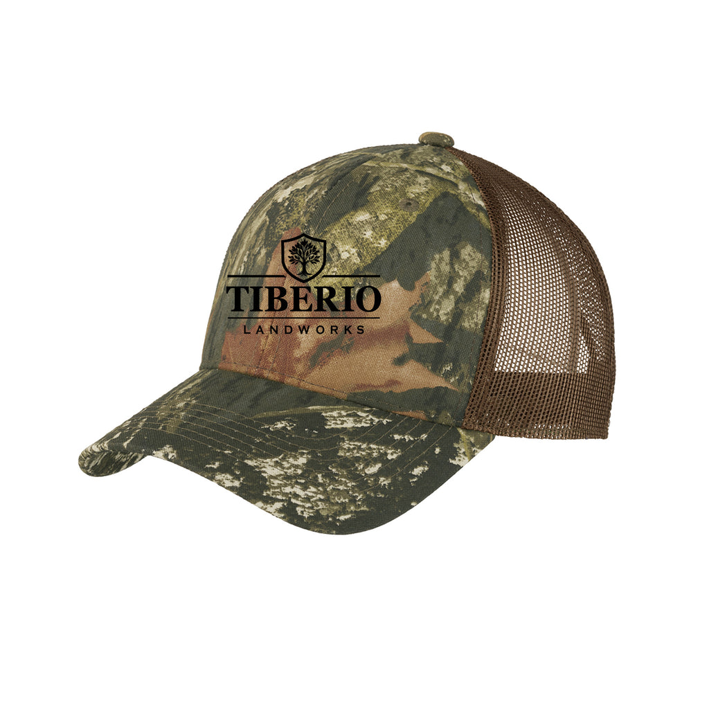 Tiberio - Port Authority® Structured Camouflage Mesh Back Cap