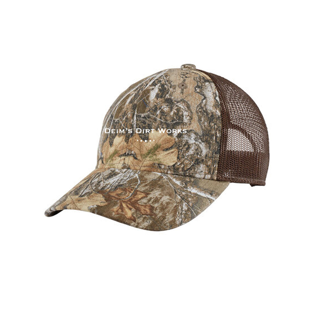 Deim's Dirt Works - Port Authority® Structured Camouflage Mesh Back Cap