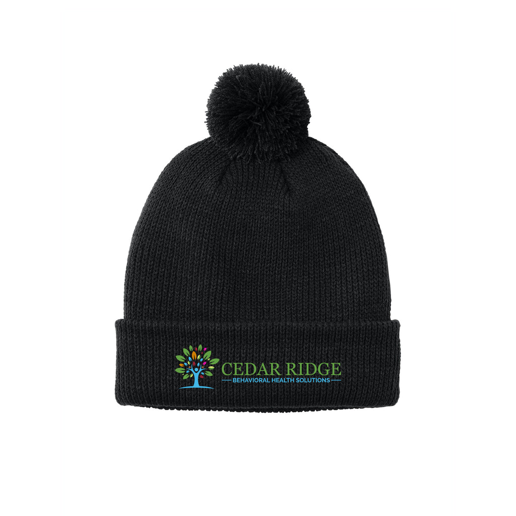 Cedar Ridge - Port Authority® Cozy Pom Beanie