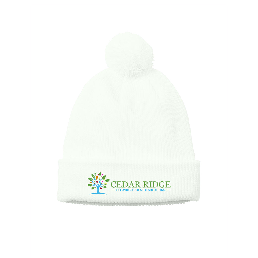 Cedar Ridge - Port Authority® Cozy Pom Beanie