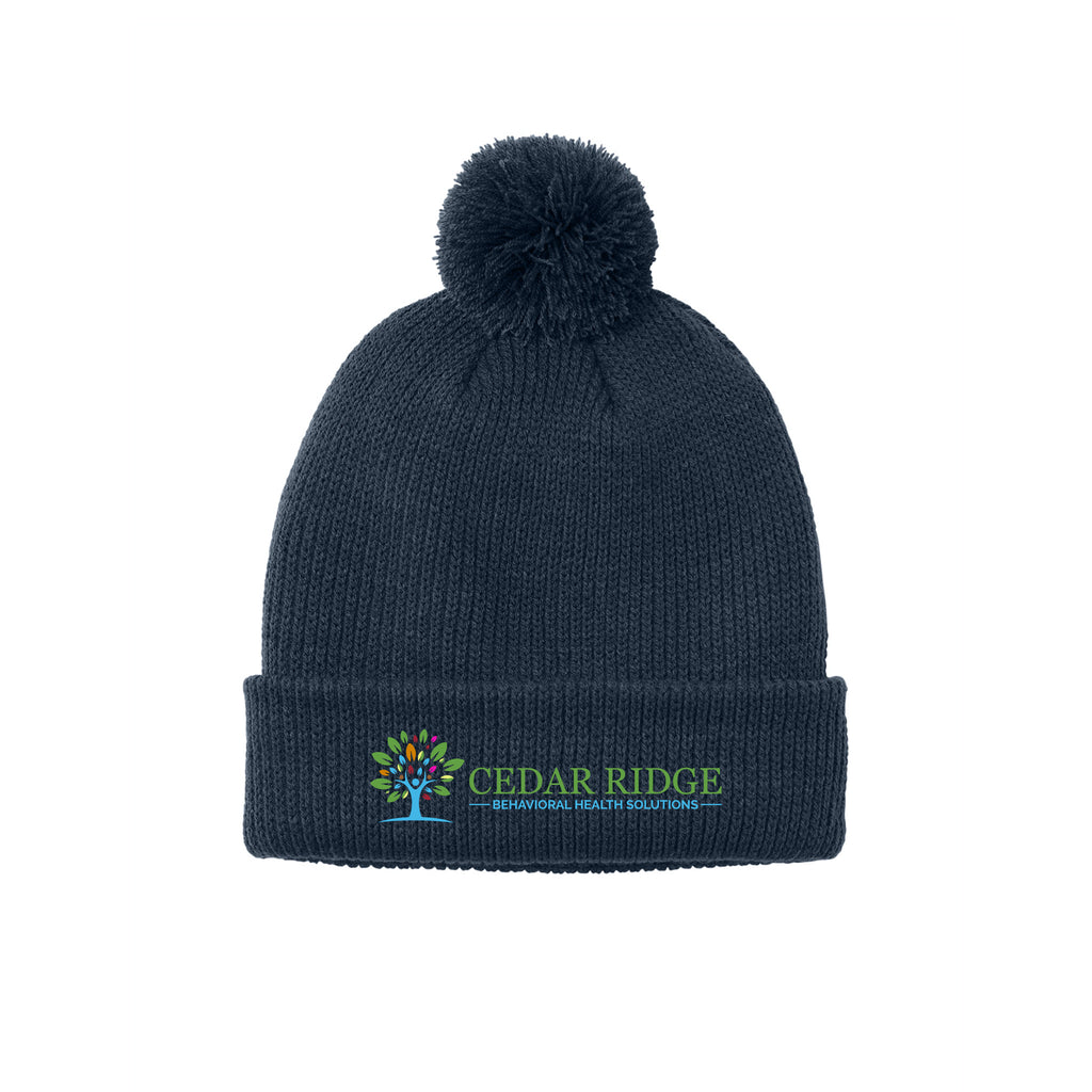 Cedar Ridge - Port Authority® Cozy Pom Beanie
