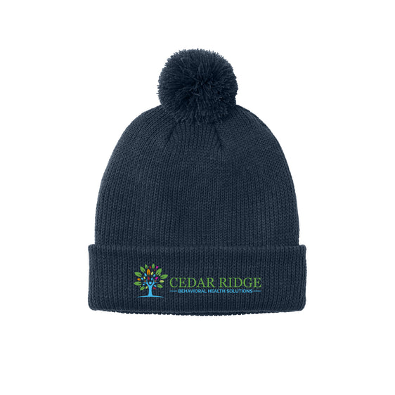Cedar Ridge - Port Authority® Cozy Pom Beanie