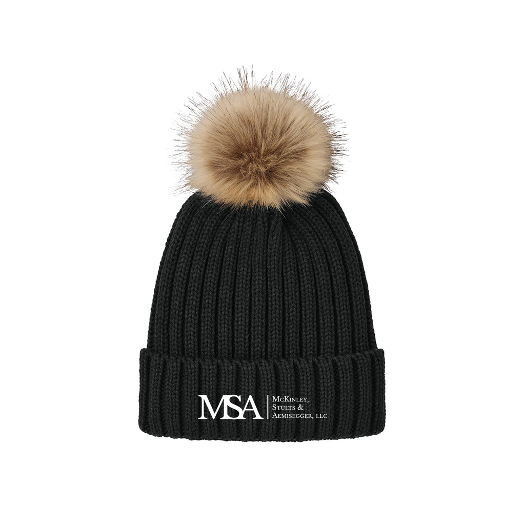MSA Law Firm - Port Authority® Faux Fur Pom Beanie