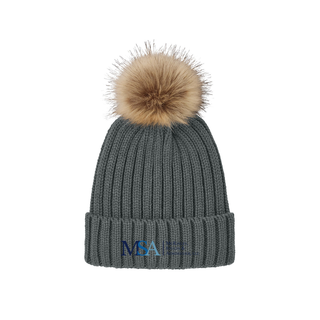 MSA Law Firm - Port Authority® Faux Fur Pom Beanie