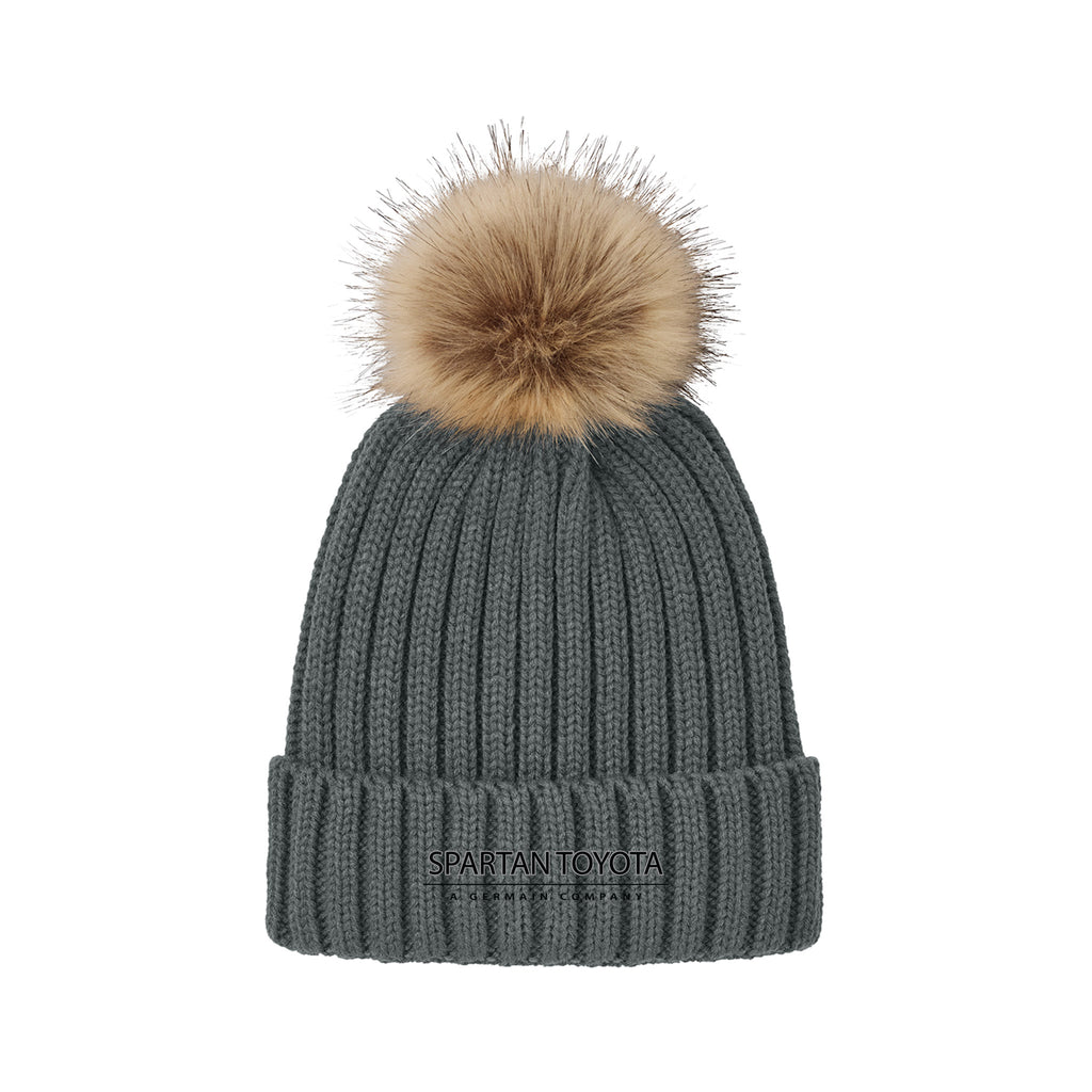 Germain Spartan Toyota - Port Authority® Faux Fur Pom Beanie