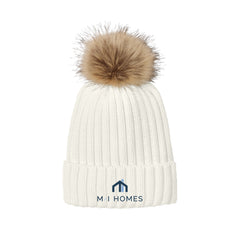 M/I Homes - Port Authority® Faux Fur Pom Beanie