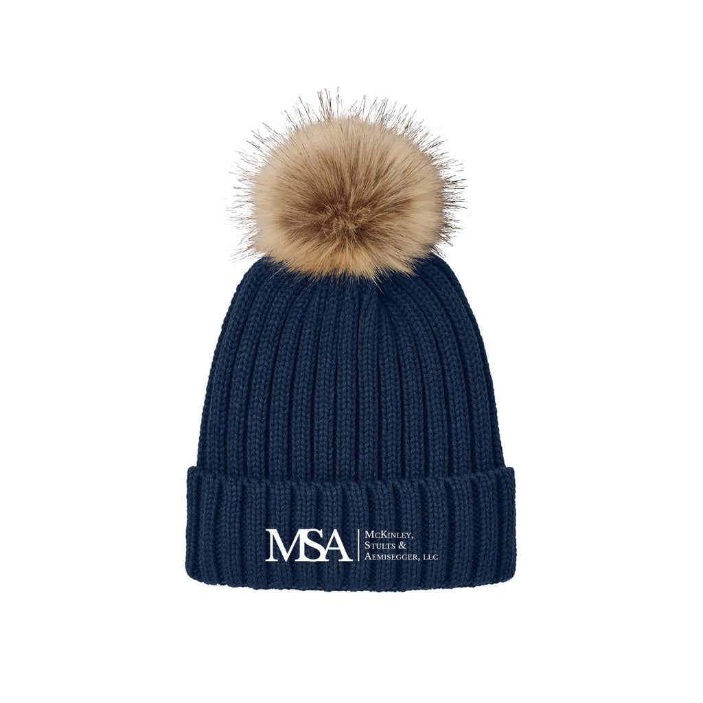 MSA Law Firm - Port Authority® Faux Fur Pom Beanie