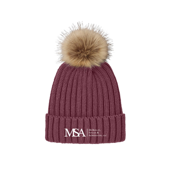 MSA Law Firm - Port Authority® Faux Fur Pom Beanie