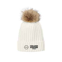 College Station Nissan - Port Authority® Faux Fur Pom Beanie