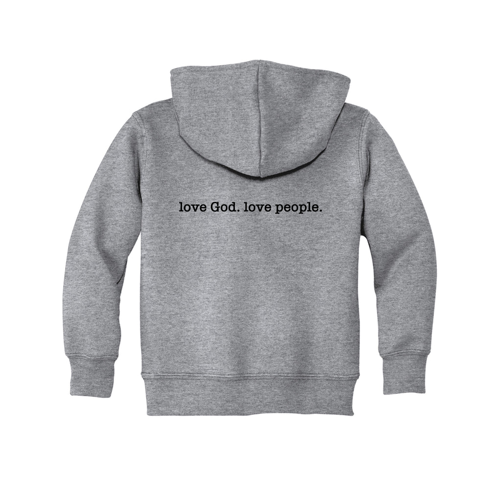 New Way - Port & Co™ Toddler Core Fleece Pullover Hooded Sweatshirt