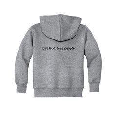 New Way - Port & Co™ Toddler Core Fleece Pullover Hooded Sweatshirt