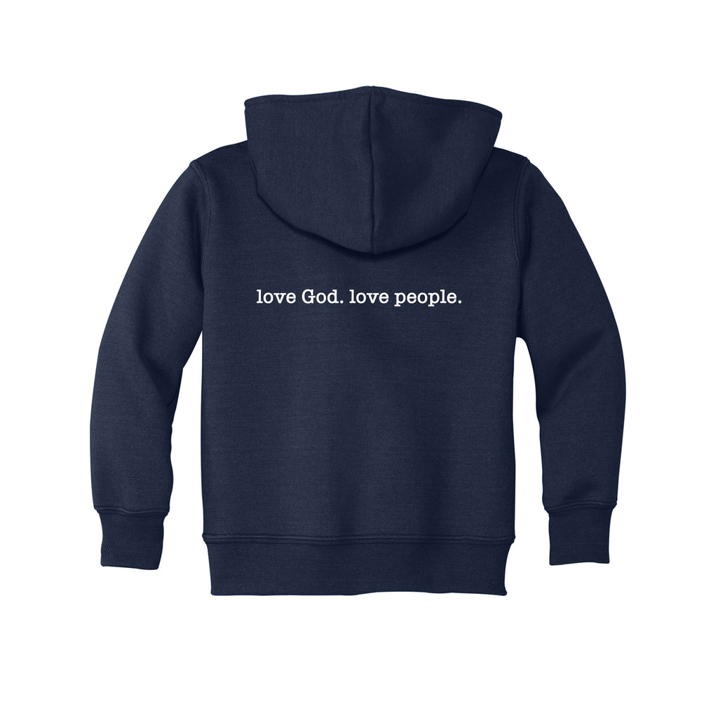 New Way - Port & Co™ Toddler Core Fleece Pullover Hooded Sweatshirt