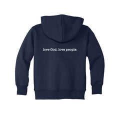 New Way - Port & Co™ Toddler Core Fleece Pullover Hooded Sweatshirt