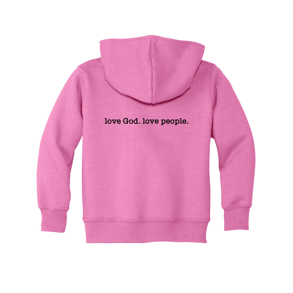 New Way - Port & Co™ Toddler Core Fleece Pullover Hooded Sweatshirt