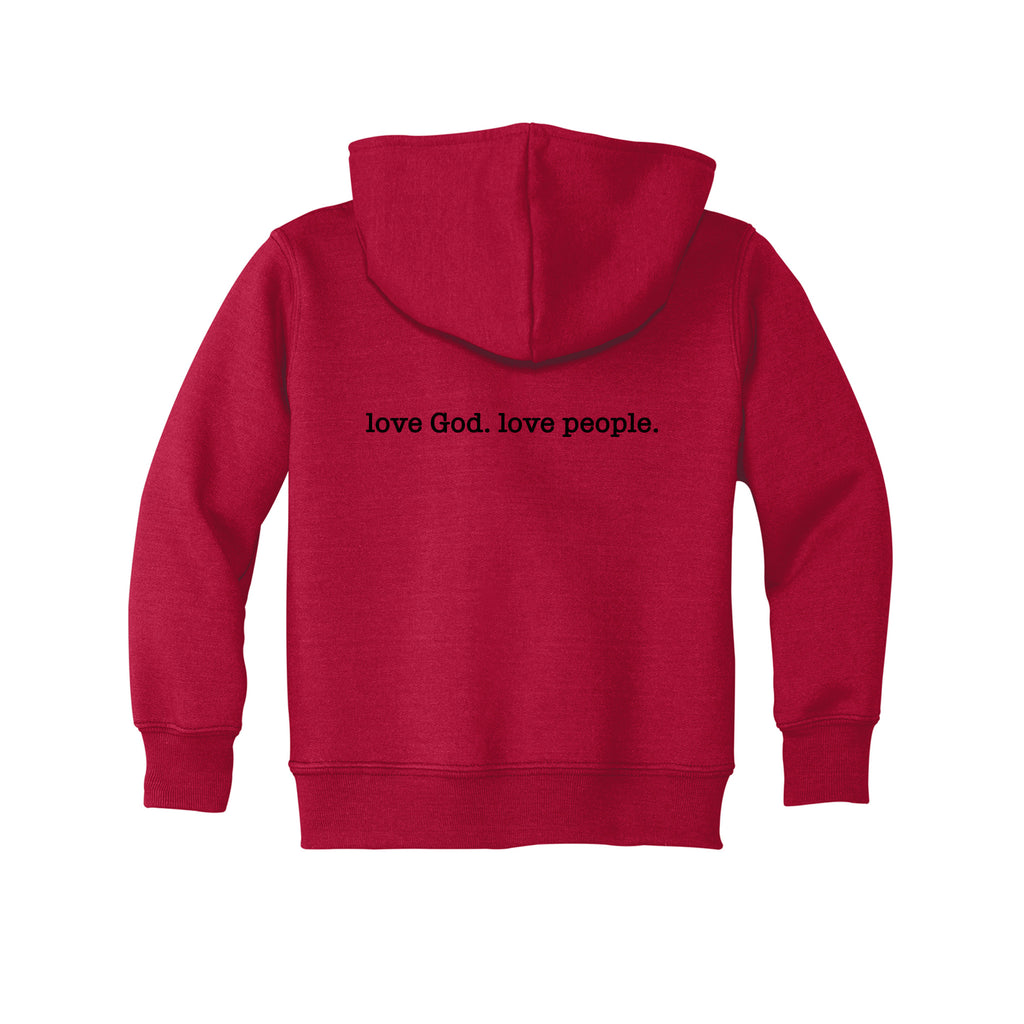 New Way - Port & Co™ Toddler Core Fleece Pullover Hooded Sweatshirt