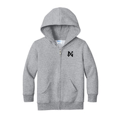 New Way - Port & Co™ Toddler Core Fleece Full-Zip Hooded Sweatshirt