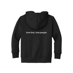 New Way - Port & Co™ Toddler Core Fleece Full-Zip Hooded Sweatshirt
