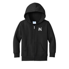 New Way - Port & Co™ Toddler Core Fleece Full-Zip Hooded Sweatshirt