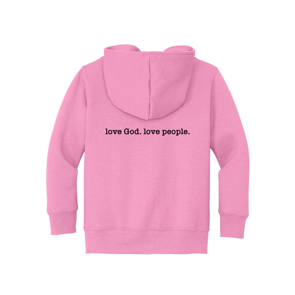 New Way - Port & Co™ Toddler Core Fleece Full-Zip Hooded Sweatshirt
