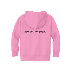 New Way - Port & Co™ Toddler Core Fleece Full-Zip Hooded Sweatshirt