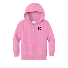 New Way - Port & Co™ Toddler Core Fleece Full-Zip Hooded Sweatshirt