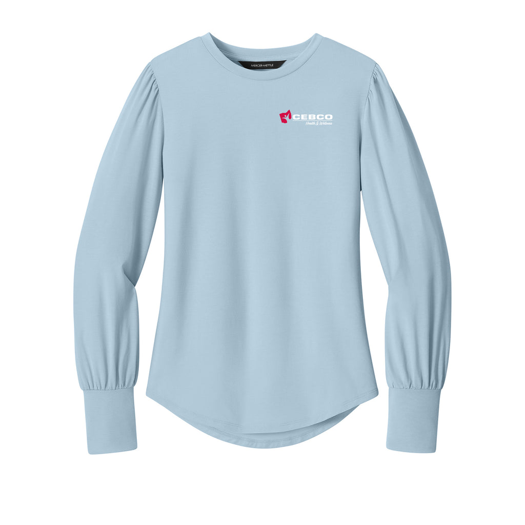 CEBCO - Mercer+Mettle® Women’s Stretch Jersey Long Sleeve Blouson Top