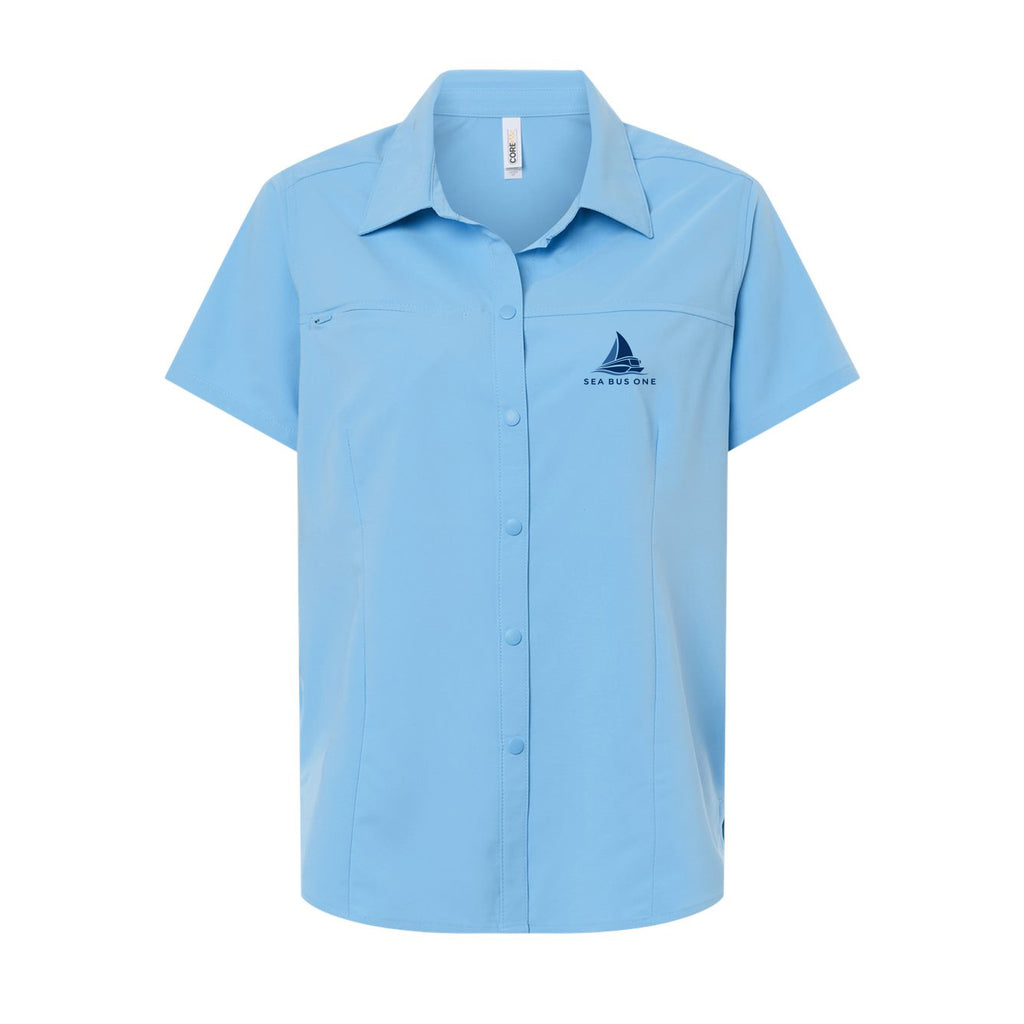 Sea Bus One - Women's UltraUVP Shoreline Short Sleeve Staff Shirt